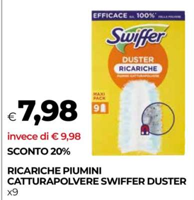 Ricariche Piumini Catturapolvere Swiffer Duster