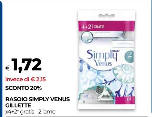 RASOIO SIMPLY VENUS GILLETTE