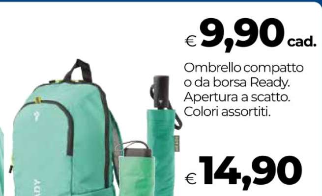 Ombrello compatto o da borsa Ready