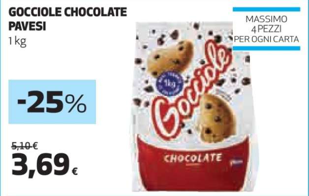 Gocciole Chocolate Pavesi