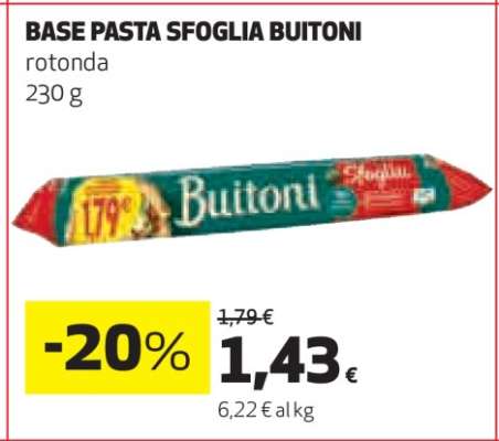BASE PASTA SFOGLIA BUITONI