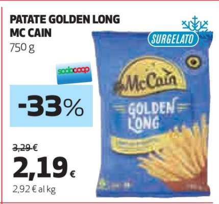 PATATE GOLDEN LONG MC CAIN