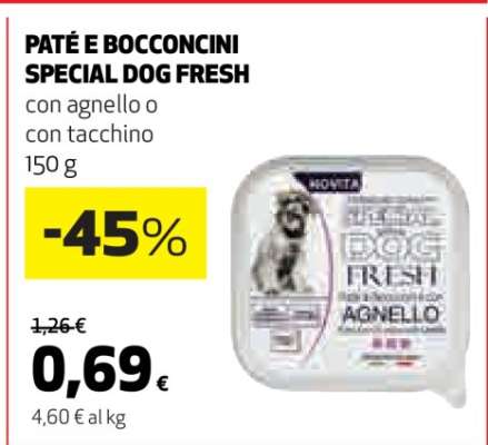PATÉ E BOCCONCINI SPECIAL DOG FRESH