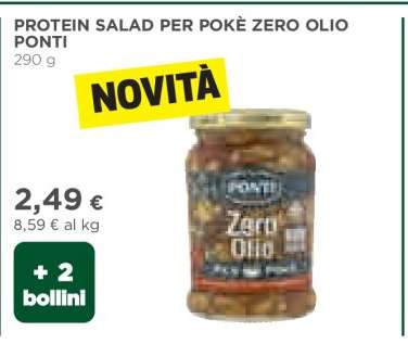 PROTEIN SALAD PER POKÈ ZERO OLIO PONTI