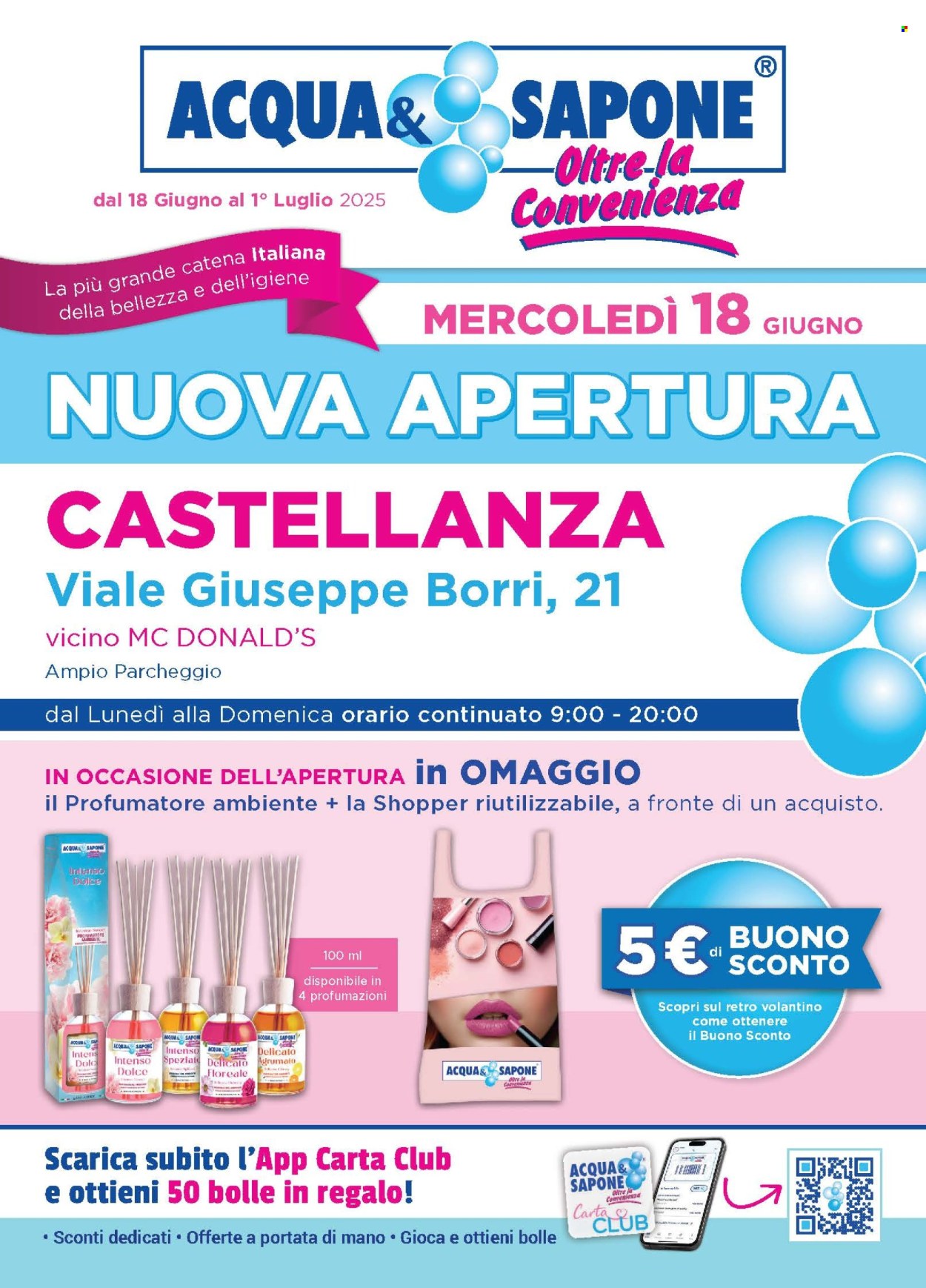 Volantino Acqua & Sapone - 18/6/2025 - 1/7/2025. Pagina 1