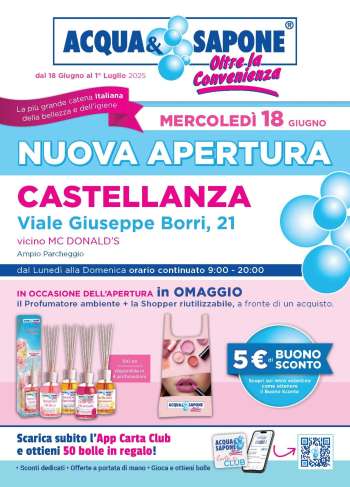 Volantino Acqua & Sapone - 18/6/2025 - 1/7/2025.