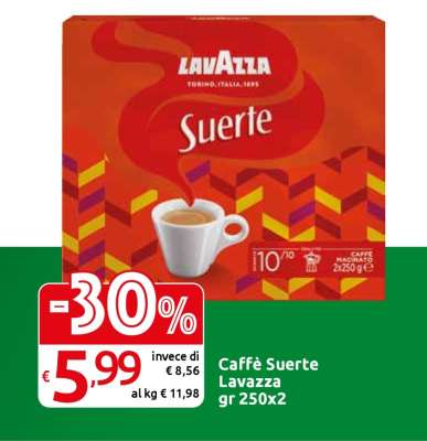 Caffè Suerte Lavazza gr 250x2