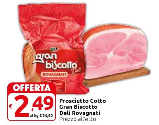 Prosciutto Cotto Gran Biscotto Deli' Rovagnati