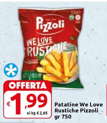 Patatine We Love Rustiche Pizzoli