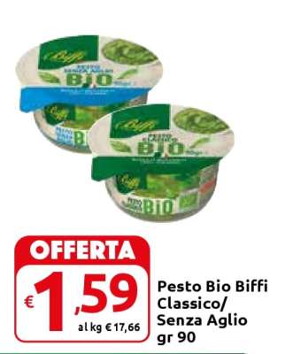 Pesto Bio Biffi Classico/Senza Aglio