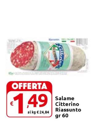 Salame Citterino Riassunto