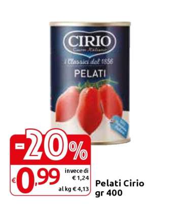Pelati Cirio gr 400