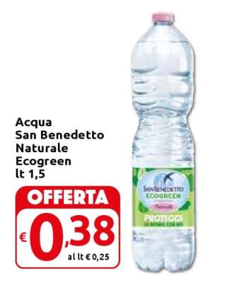 Acqua San Benedetto Naturale Ecogreen