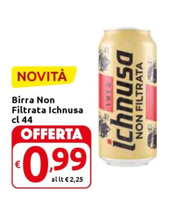 Birra Non Filtrata Ichnusa cl 44