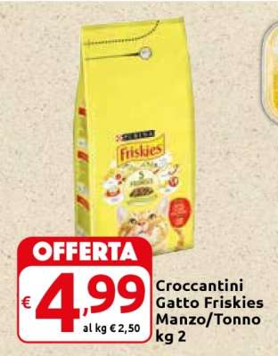 Croccantini Gatto Friskies Manzo/Tonno