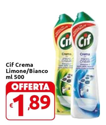Cif Crema Limone/Bianco ml 500