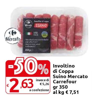 Involtino di Coppa Suino Mercato Carrefour