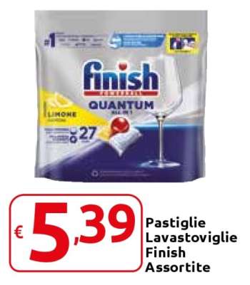 Pastiglie Lavastoviglie Finish Assortite