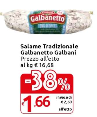 Salame Tradizionale Galbanetto Galbani