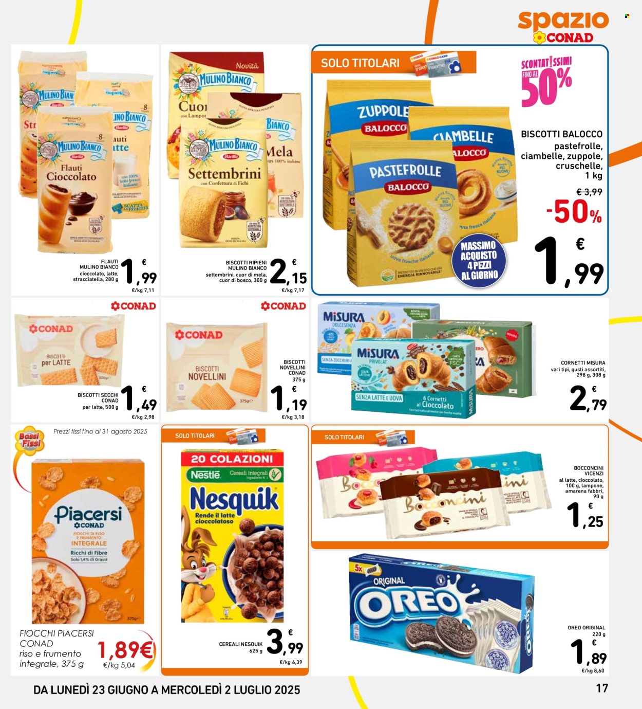 Volantino Spazio Conad - 23/6/2025 - 2/7/2025. Pagina 17
