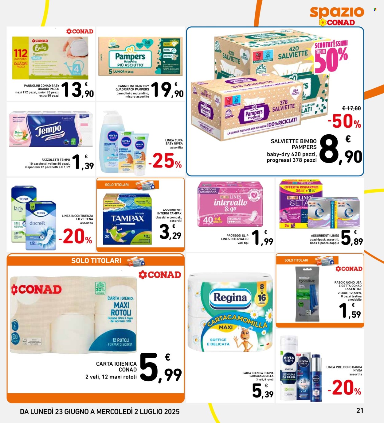 Volantino Spazio Conad - 23/6/2025 - 2/7/2025. Pagina 21