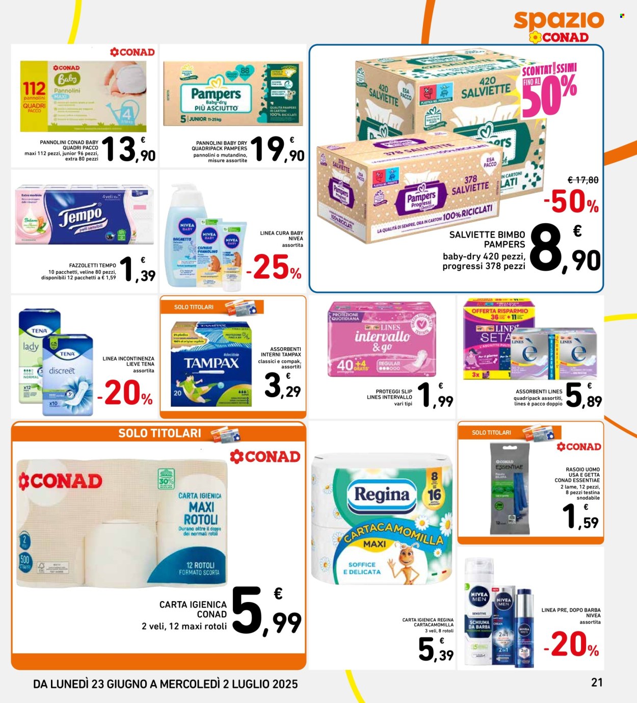 Volantino Spazio Conad - 23/6/2025 - 2/7/2025. Pagina 21