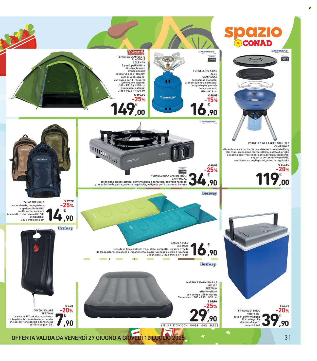 Volantino Spazio Conad - 27/6/2025 - 10/7/2025. Pagina 31
