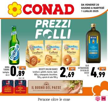 Volantino Conad - 20/6/2025 - 1/7/2025.