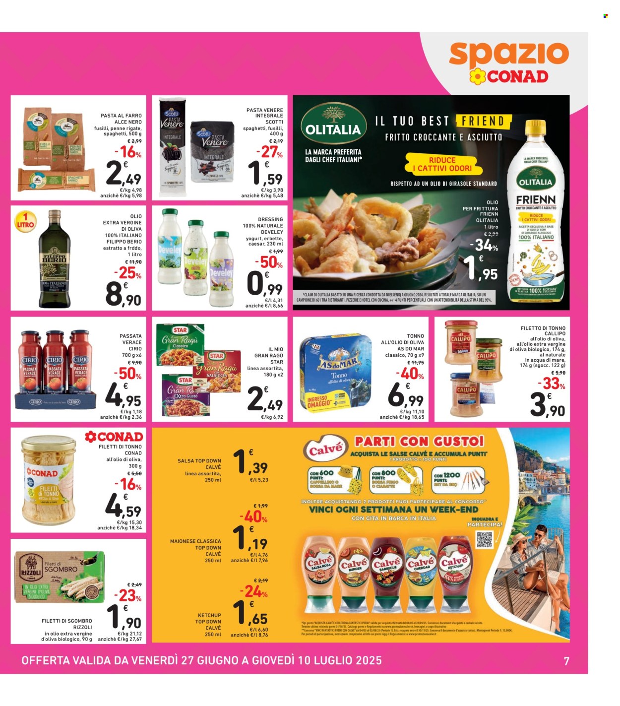 Volantino Spazio Conad - 27/6/2025 - 10/7/2025. Pagina 7