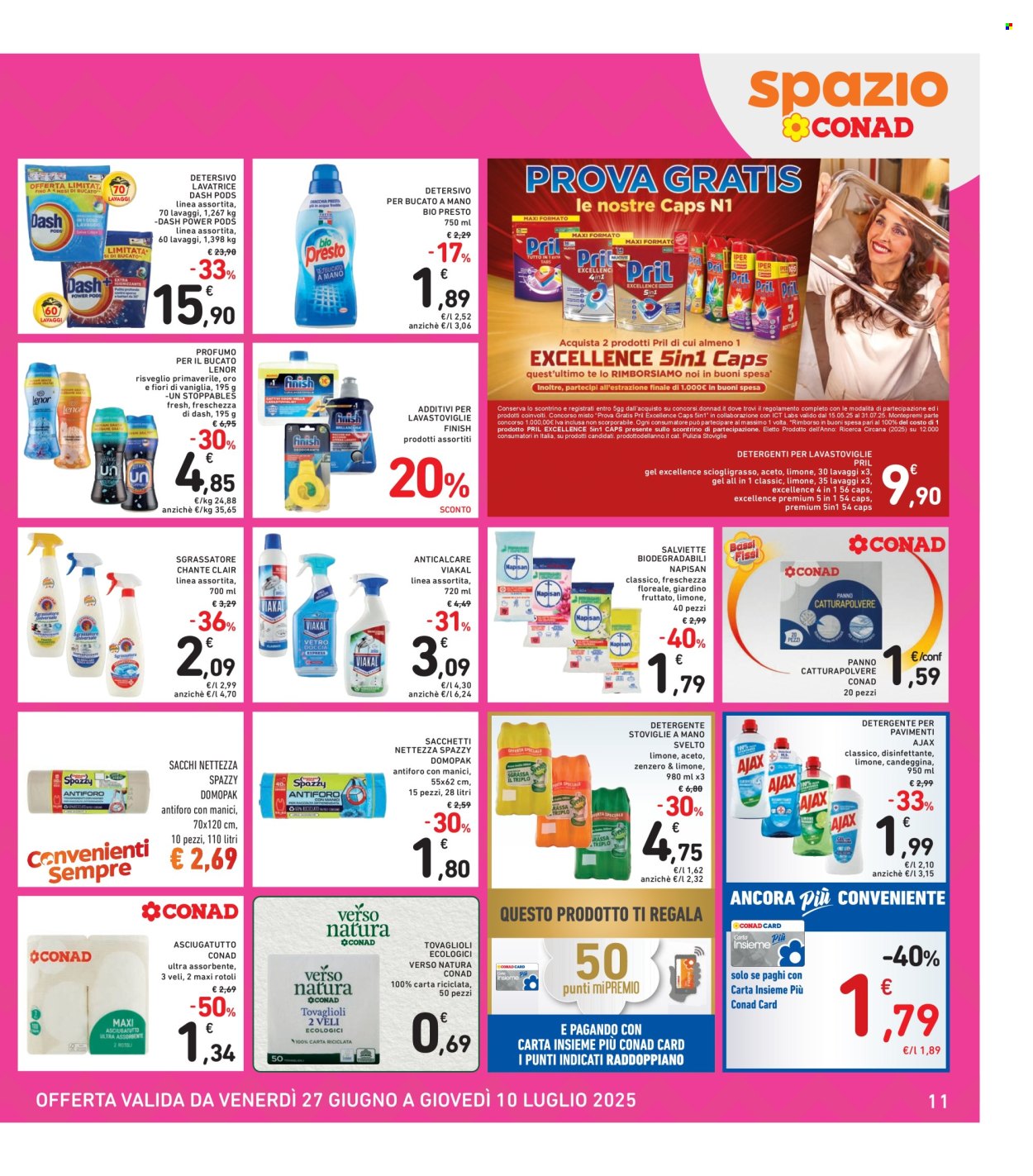 Volantino Spazio Conad - 27/6/2025 - 10/7/2025. Pagina 11
