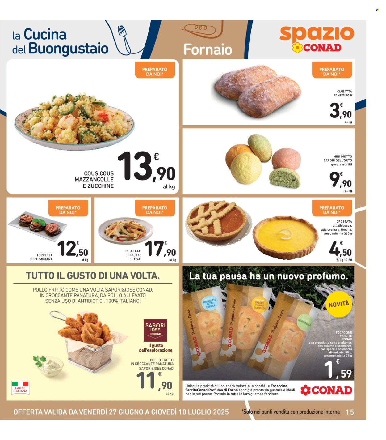 Volantino Spazio Conad - 27/6/2025 - 10/7/2025. Pagina 15