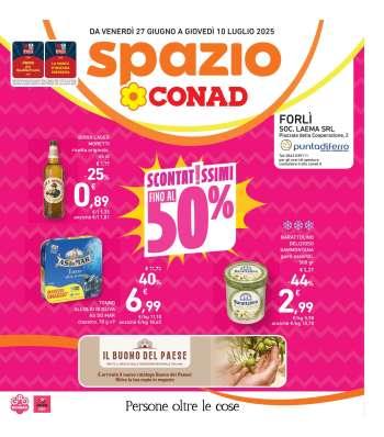 Volantino Spazio Conad - 27/6/2025 - 10/7/2025.