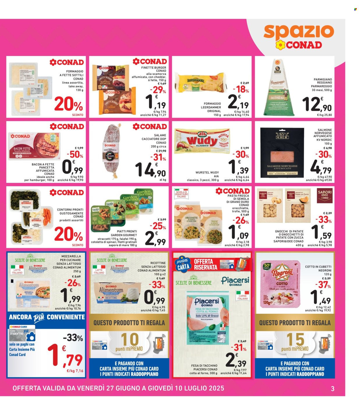 Volantino Spazio Conad - 27/6/2025 - 10/7/2025. Pagina 3