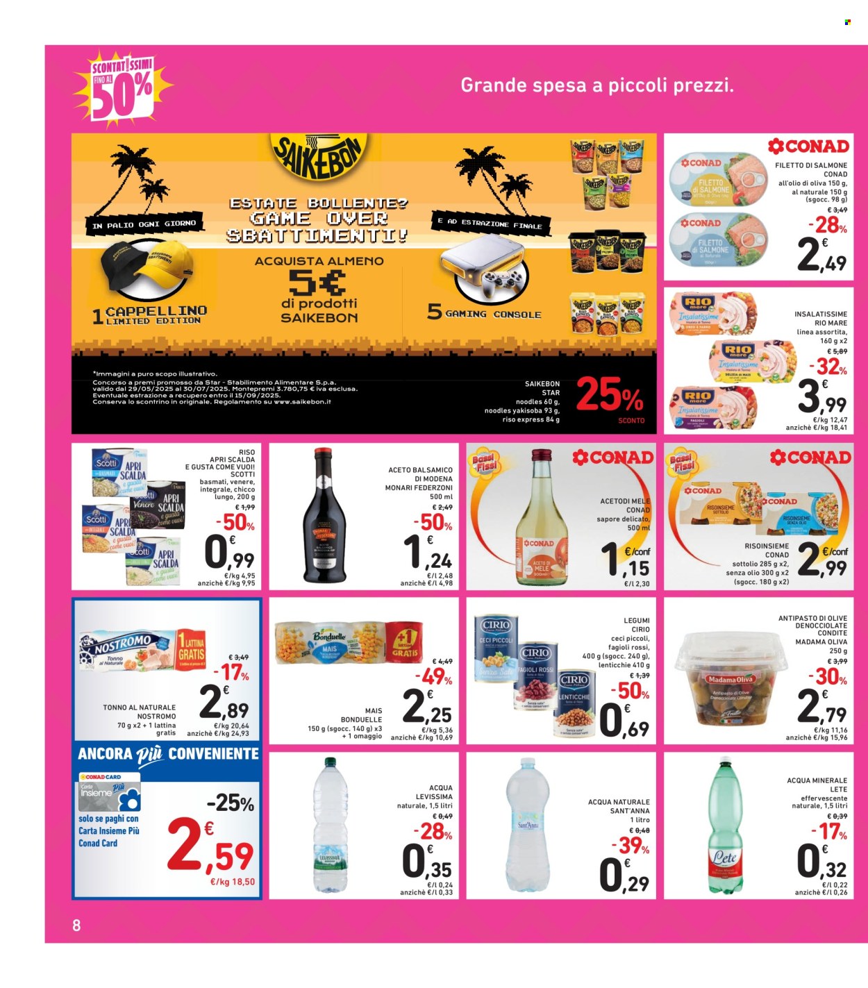 Volantino Spazio Conad - 27/6/2025 - 10/7/2025. Pagina 8