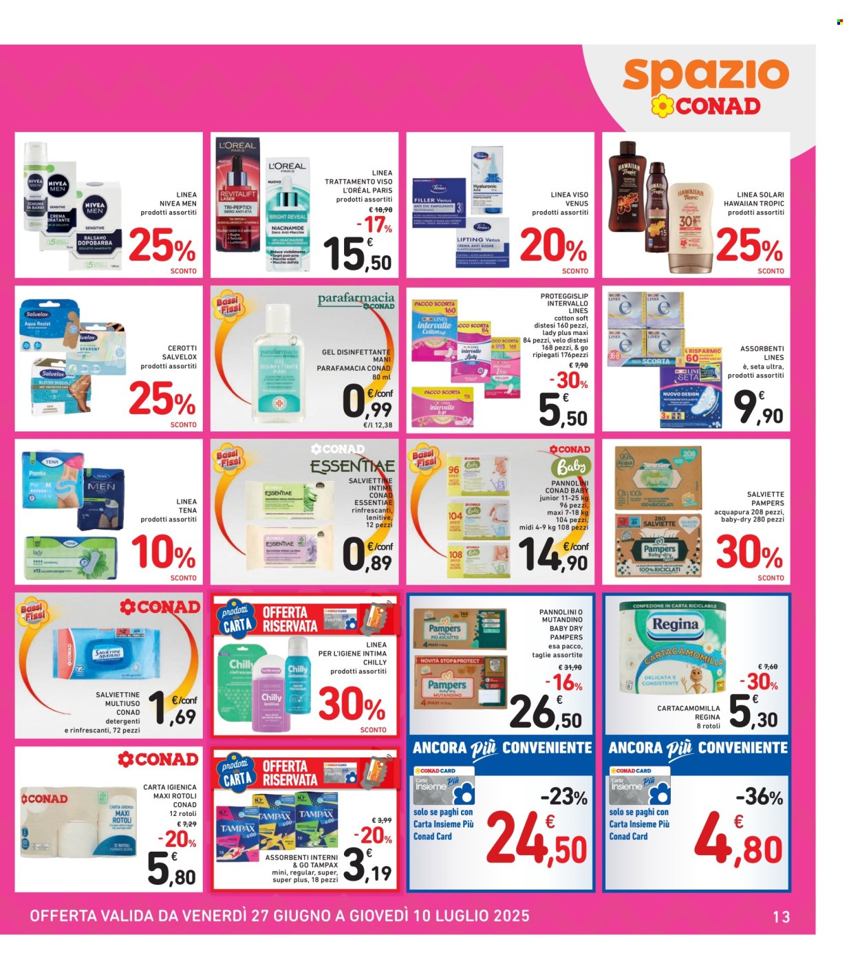 Volantino Spazio Conad - 27/6/2025 - 10/7/2025. Pagina 13