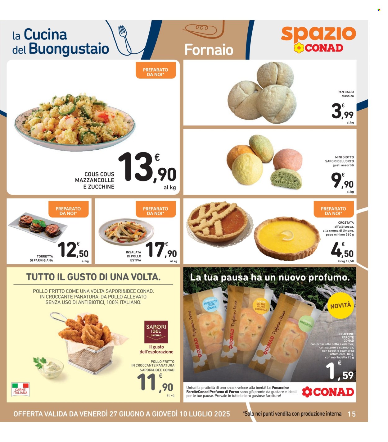 Volantino Spazio Conad - 27/6/2025 - 10/7/2025. Pagina 15