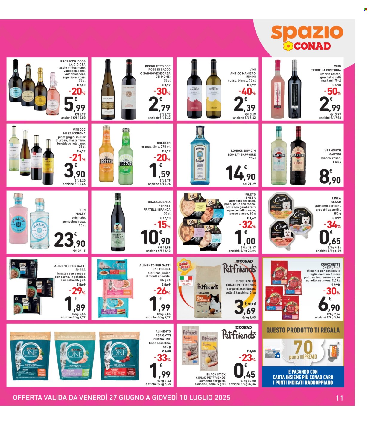 Volantino Spazio Conad - 27/6/2025 - 10/7/2025. Pagina 11