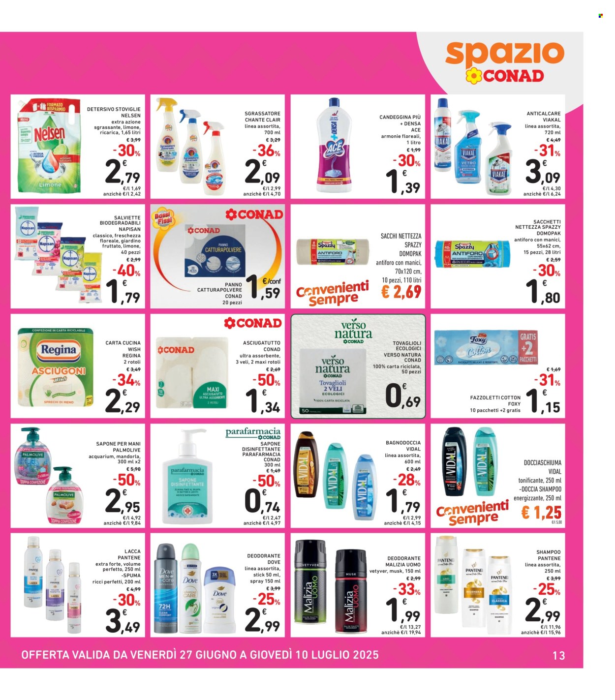 Volantino Spazio Conad - 27/6/2025 - 10/7/2025. Pagina 13