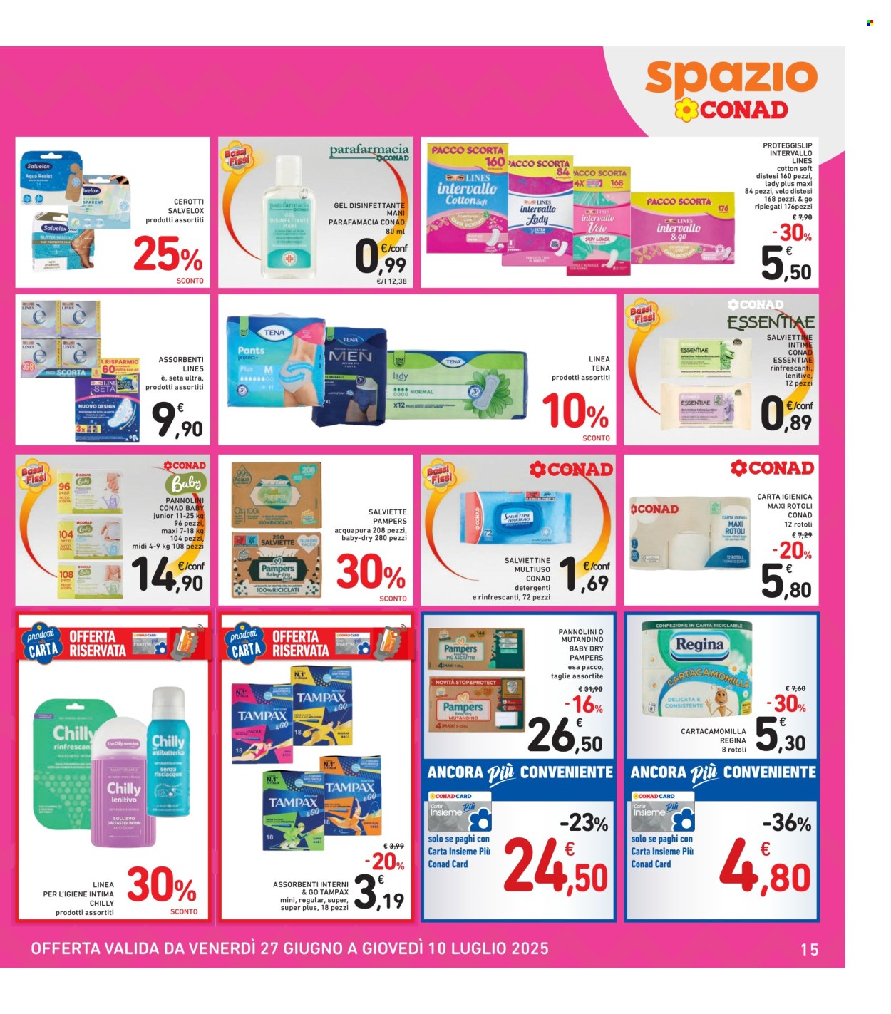 Volantino Spazio Conad - 27/6/2025 - 10/7/2025. Pagina 15