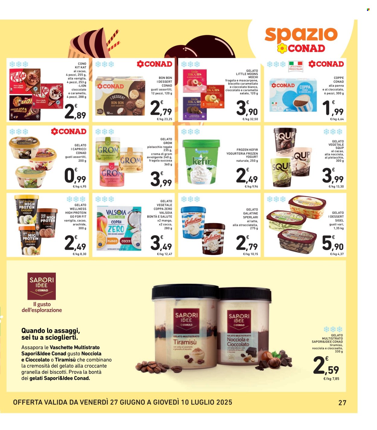 Volantino Spazio Conad - 27/6/2025 - 10/7/2025. Pagina 27