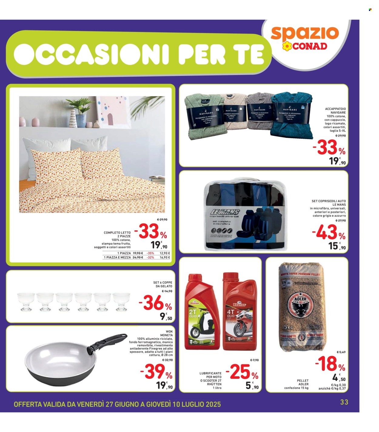 Volantino Spazio Conad - 27/6/2025 - 10/7/2025. Pagina 33