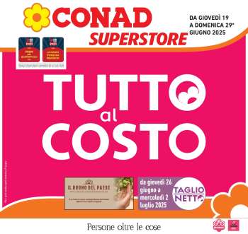 Volantino Conad Superstore - 19/6/2025 - 29/6/2025.