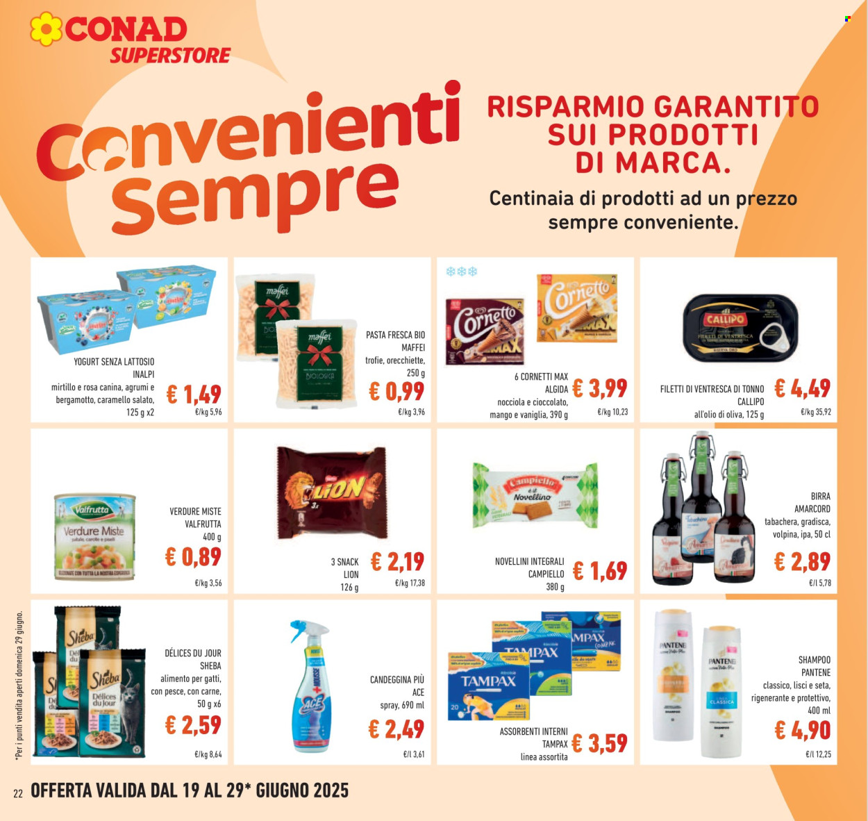 Volantino Conad Superstore - 19/6/2025 - 29/6/2025. Pagina 22