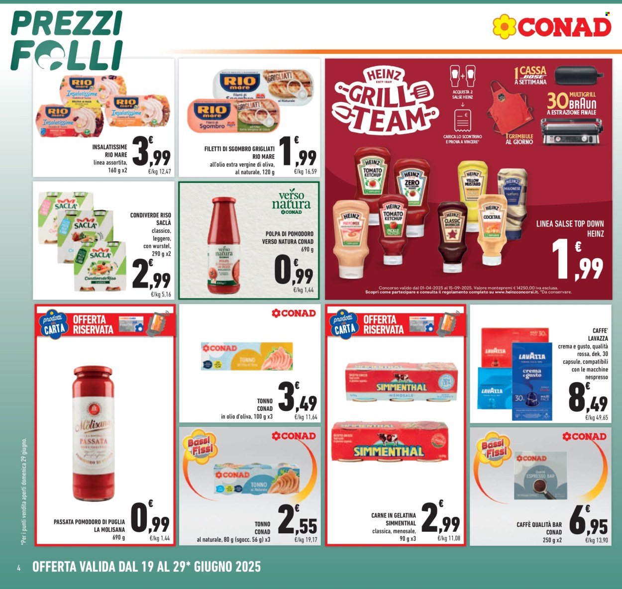 Volantino Conad - 19/6/2025 - 29/6/2025. Pagina 4