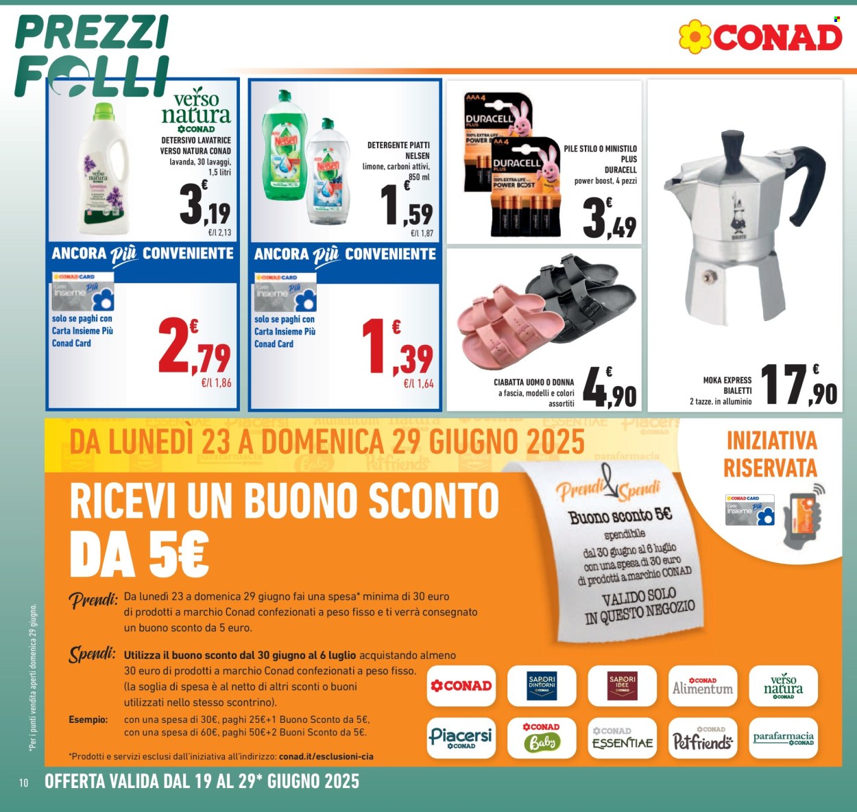 Volantino Conad - 19/6/2025 - 29/6/2025. Pagina 10