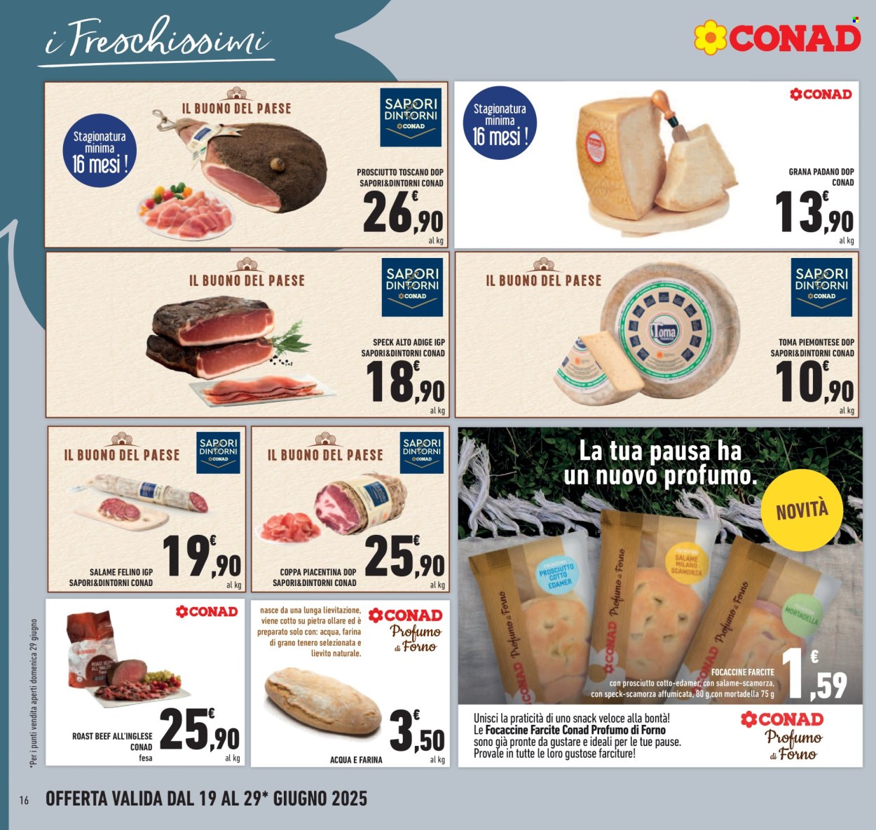 Volantino Conad - 19/6/2025 - 29/6/2025. Pagina 16