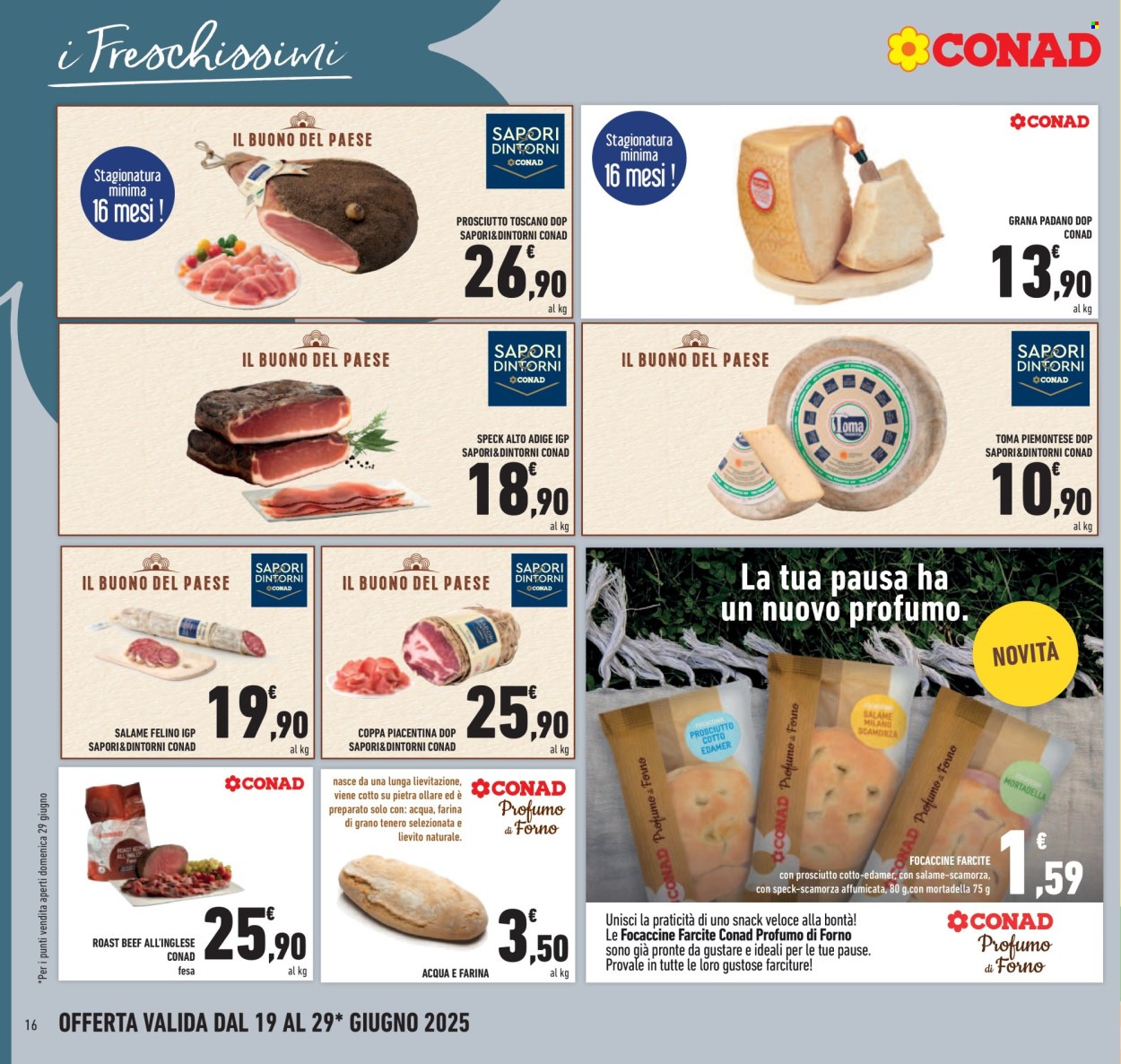 Volantino Conad - 19/6/2025 - 29/6/2025. Pagina 16
