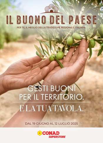 Volantino Conad Superstore - 19/6/2025 - 12/7/2025.