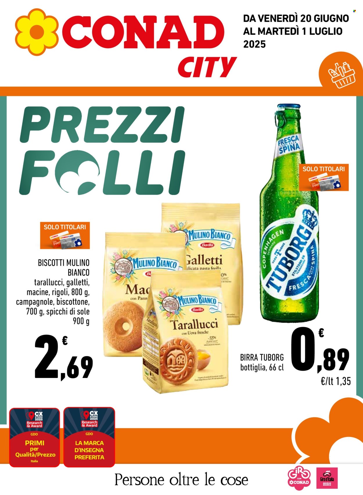 Volantino Conad - 20/6/2025 - 1/7/2025. Pagina 1