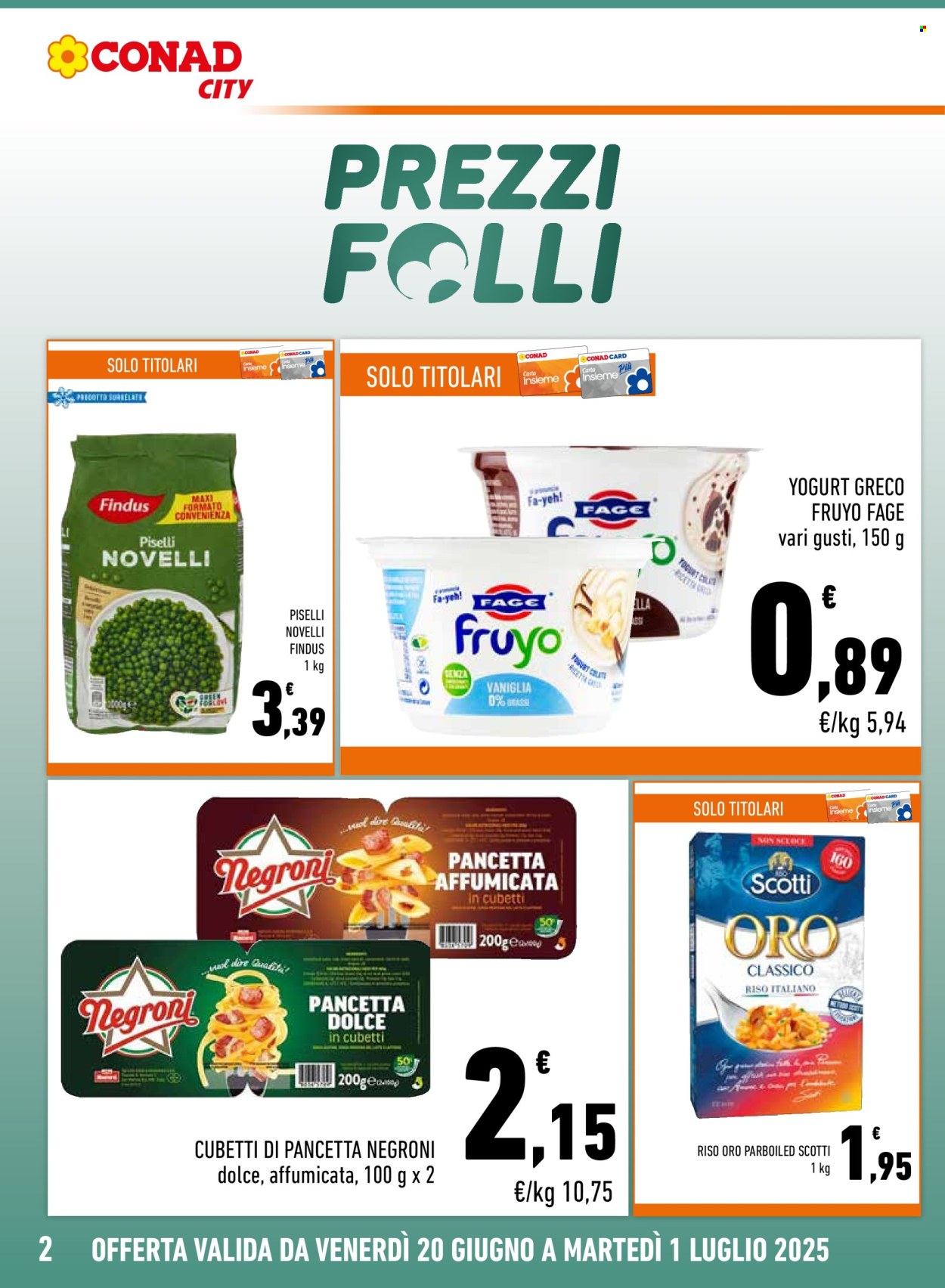 Volantino Conad - 20/6/2025 - 1/7/2025. Pagina 2